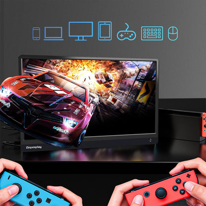 15,6" tragbarer Monitor mit 60HZ 1080P Touchscreen-Batterie für Laptop