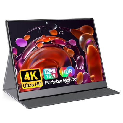 15,6 tums 4K bärbar extern bildskärm UHD 3840x2160 100 % sRGB USB-C HDMI för bärbar dator MacBook PS5 Xbox