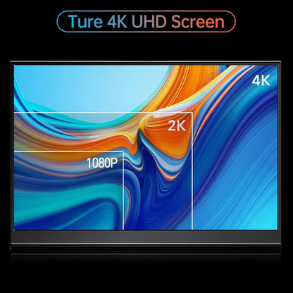 15,6 tums 4K bärbar extern bildskärm UHD 3840x2160 100 % sRGB USB-C HDMI för bärbar dator MacBook PS5 Xbox