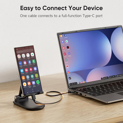15,6 tums bärbar Lapdock-skärm för Samsung Deck FHD 1080P IPS extern bildskärm med inbyggt tangentbord för Mac Laptop
