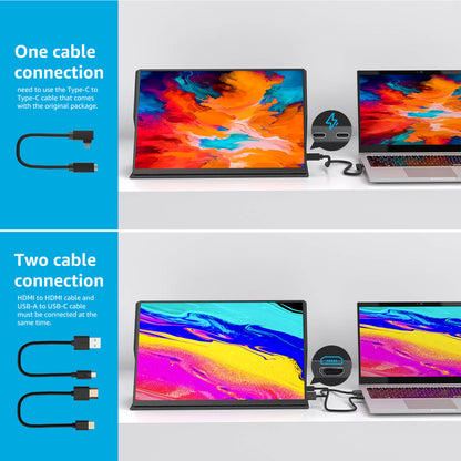 Monitor portátil de 16 pulgadas para computadora portátil con pantalla FHD de 2,5 K