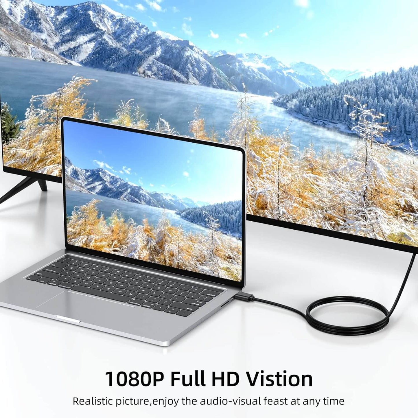 1080P HDMI do VGA Cable Adapter do laptopa i projektora