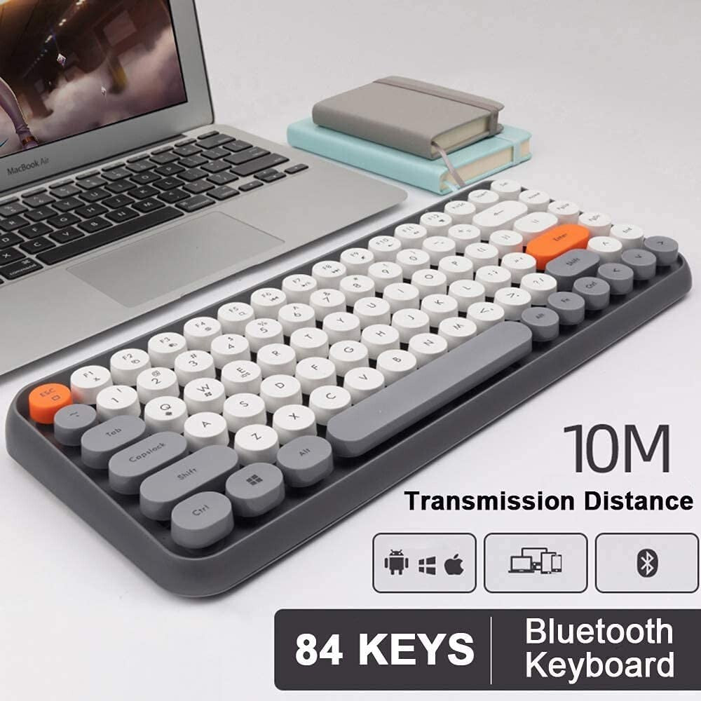 Mini clavier sans fil Bluetooth Punk 84 touches