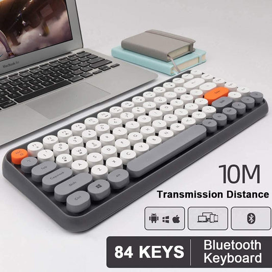 ミニパンク Bluetooth ワイヤレスキーボード 84キー
