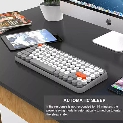 Mini clavier sans fil Bluetooth Punk 84 touches