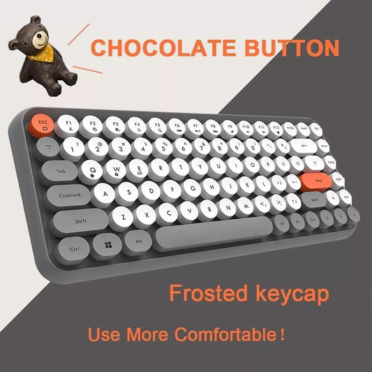 ミニパンク Bluetooth ワイヤレスキーボード 84キー