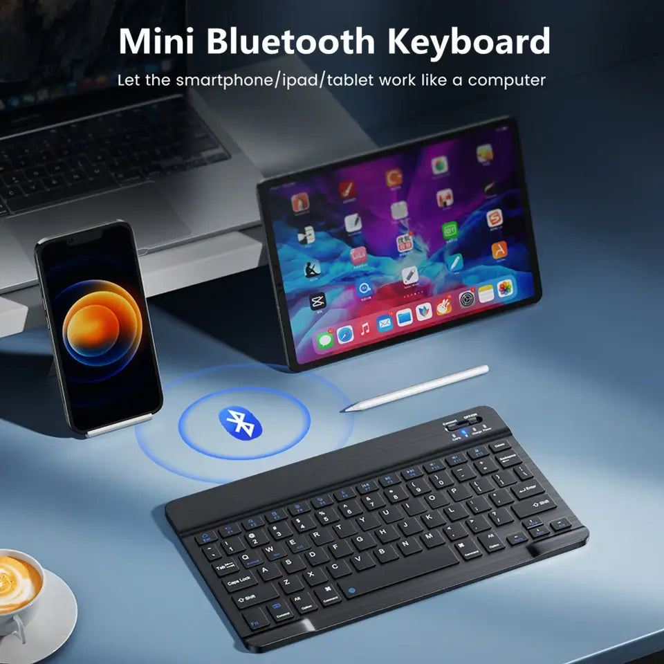 Bluetooth-tangentbord och -mus för surfplattor och smartphones