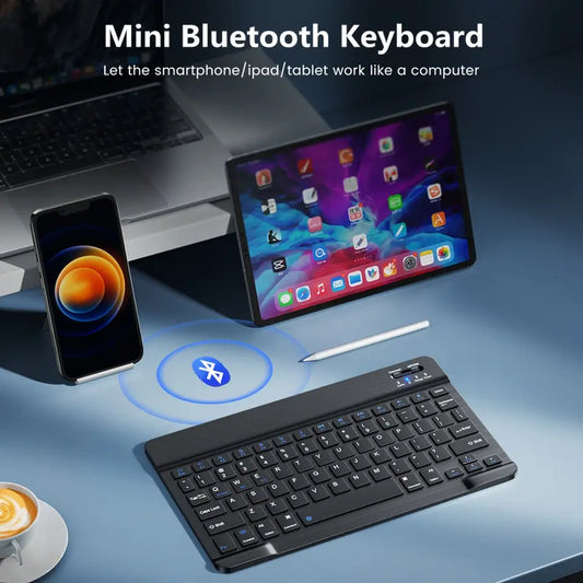 タブレットとスマートフォン用のBluetoothキーボードとマウス